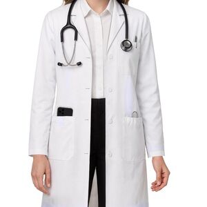Women's White Lab Coat S NWT